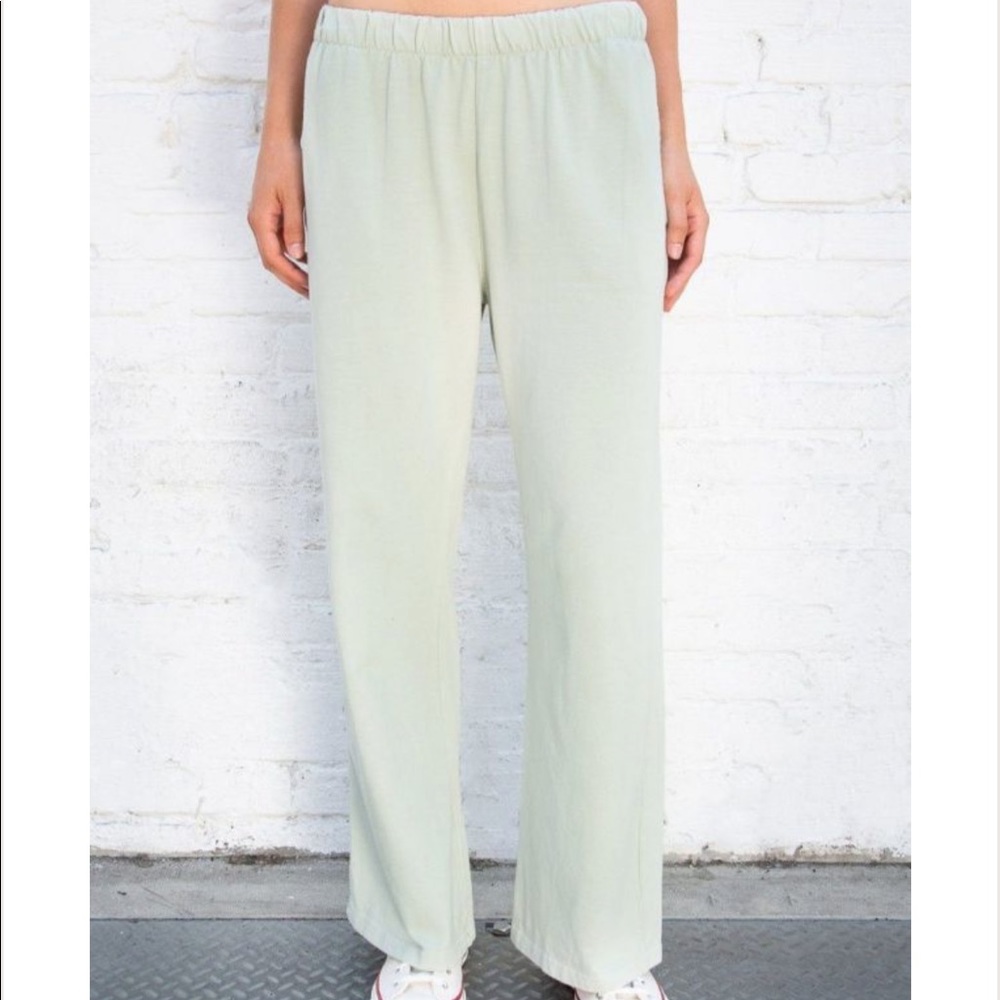 Brandy Melville Anastasia Mint Green Sweatpants